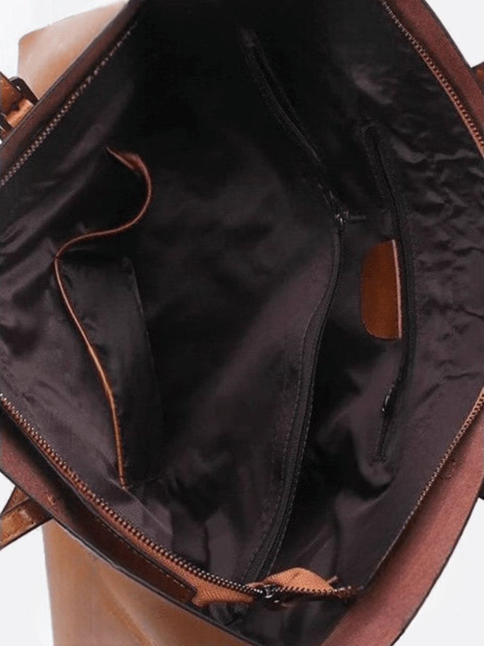Leather tote