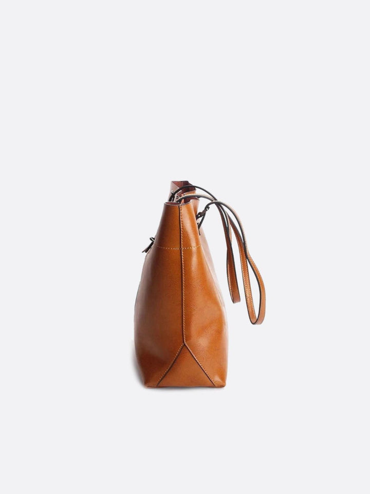 Leather tote