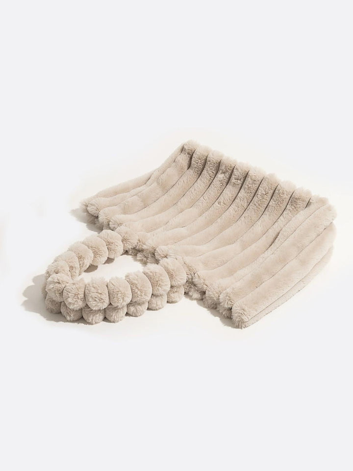 Faux fur tote 
