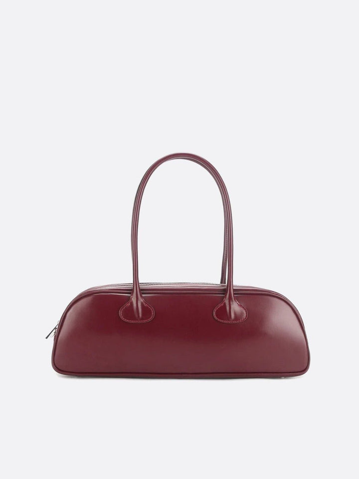Grand sac baguette bordeaux