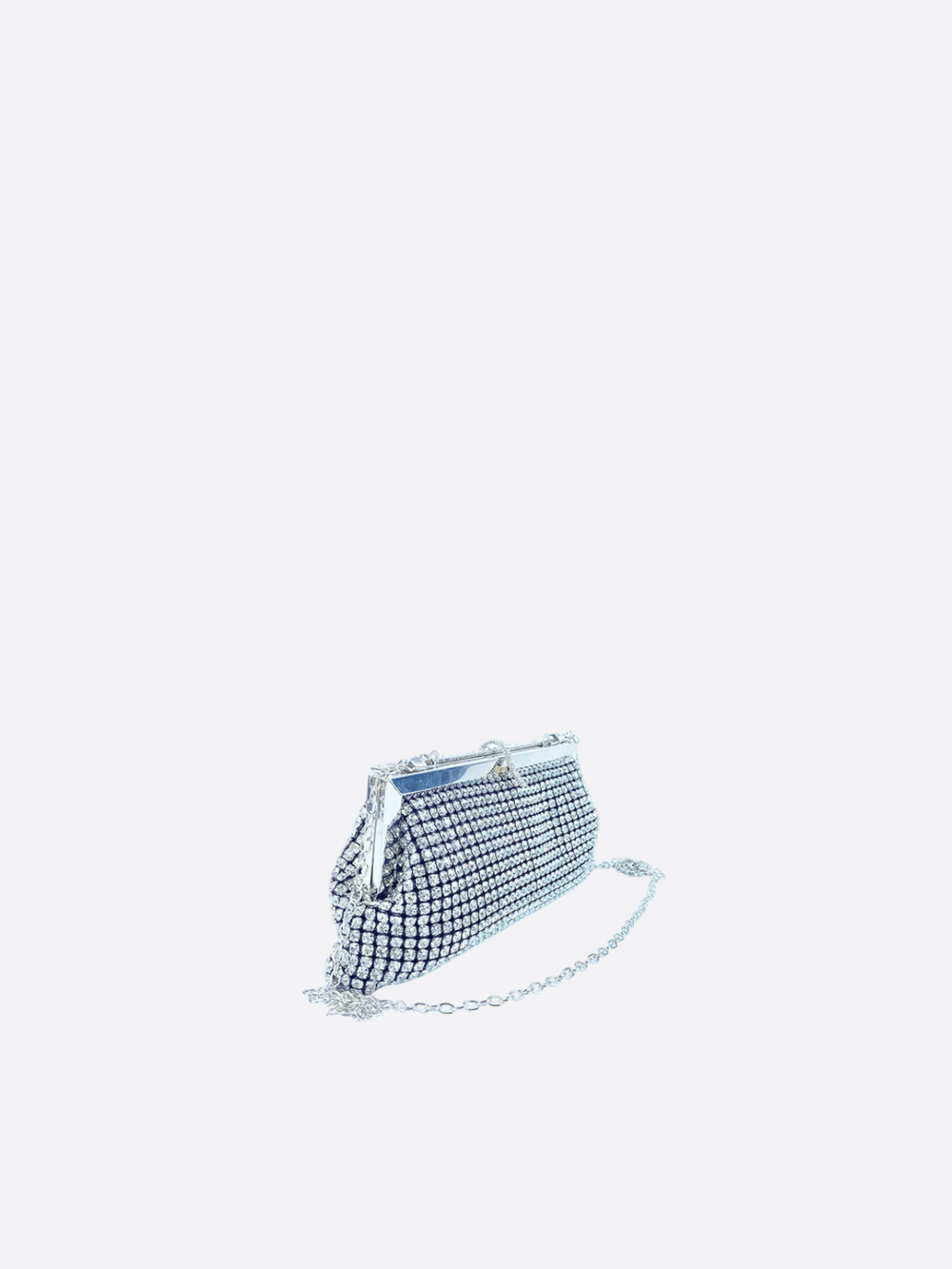 sac bandoulière argenté