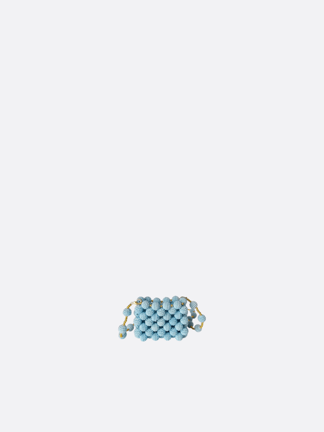 mini sac perle bleu ciel