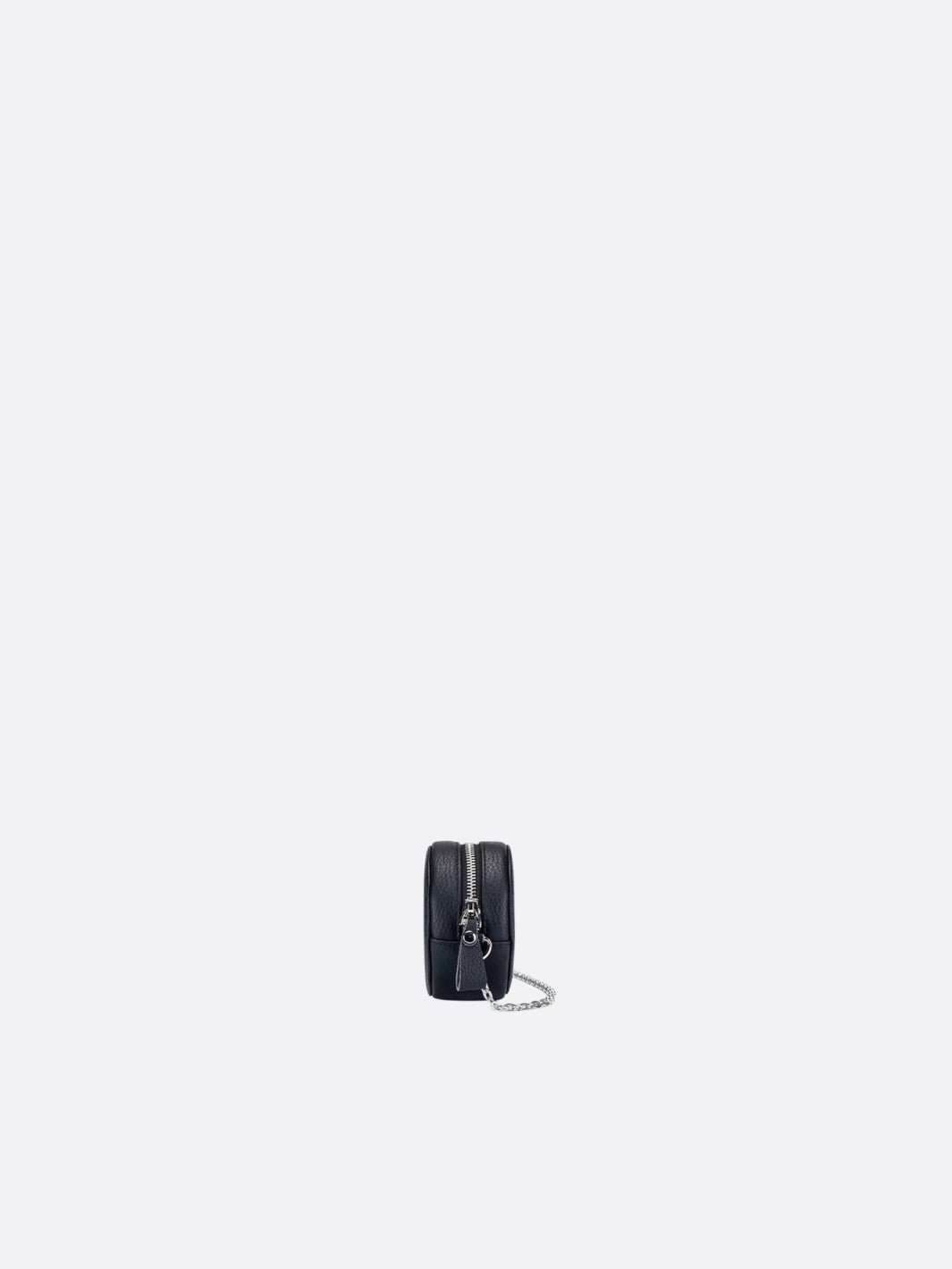 Mini leather bag with chain shoulder strap<br> Halo