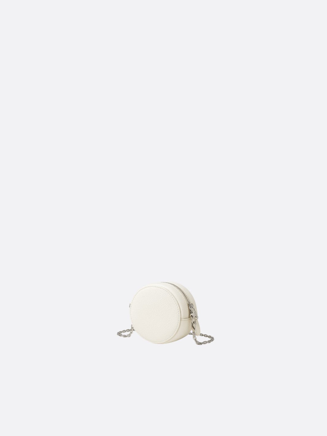 mini sac cuir chaine blanc