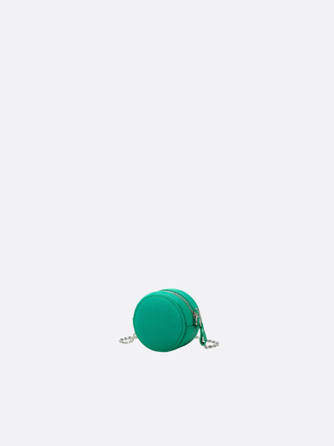 mini sac cuir chaine vert pastel