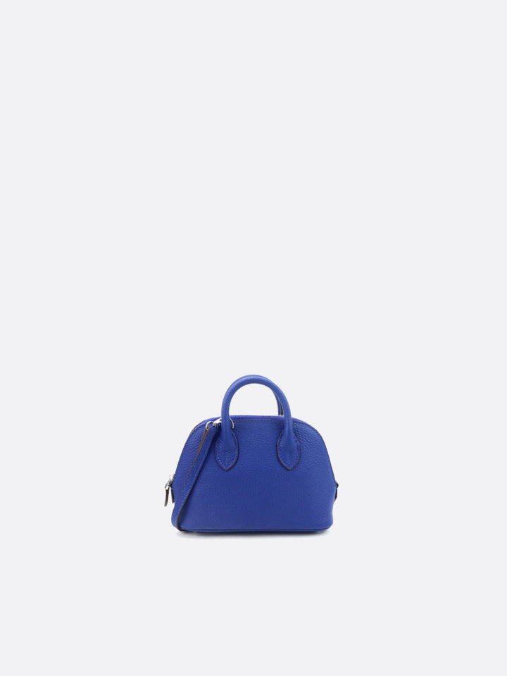 petit sac à main cuir bleu