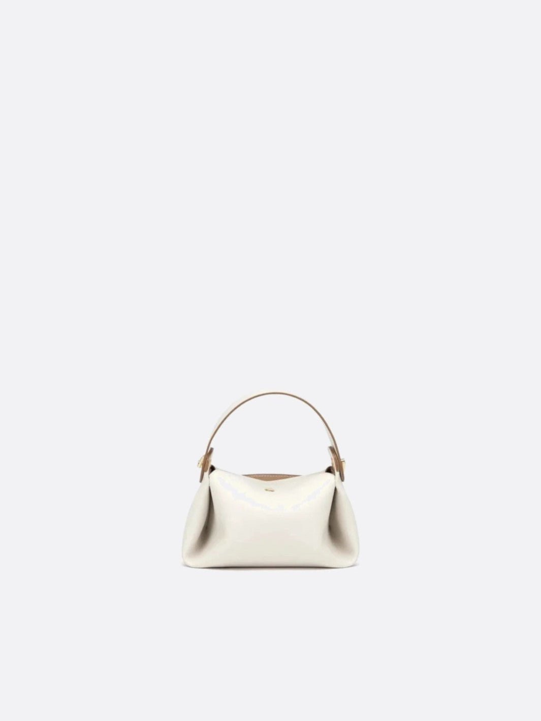 Petit sac à main cuir blanc