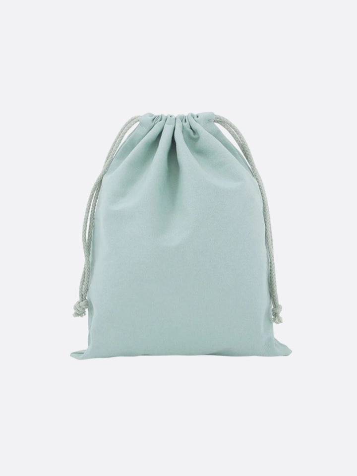 pochette rangement sac à main turquoise