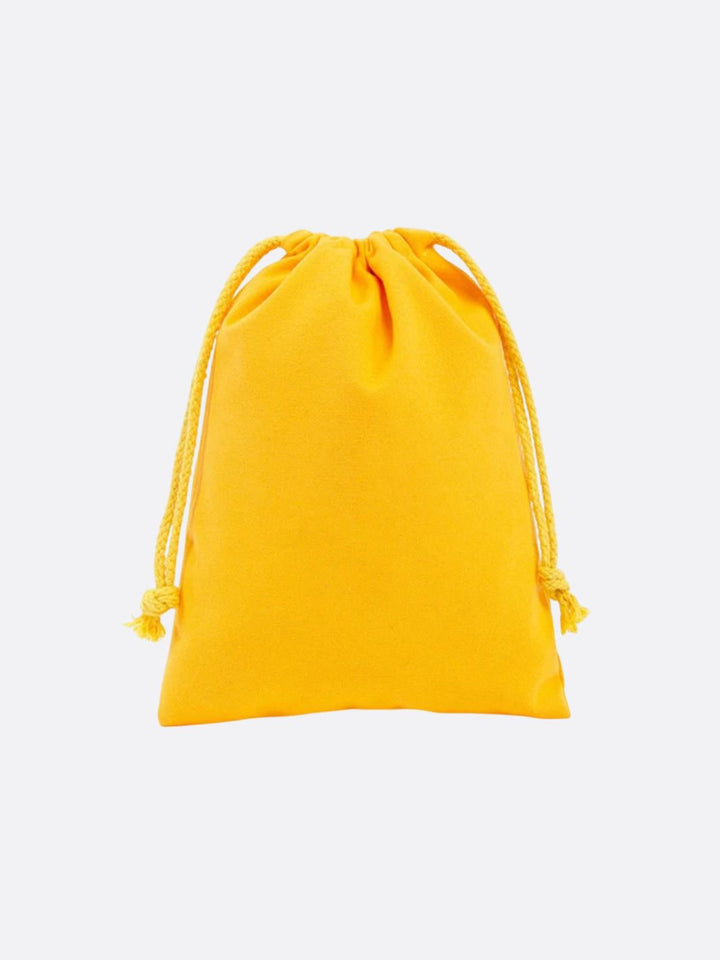 pochette rangement sac à main jaune ambre