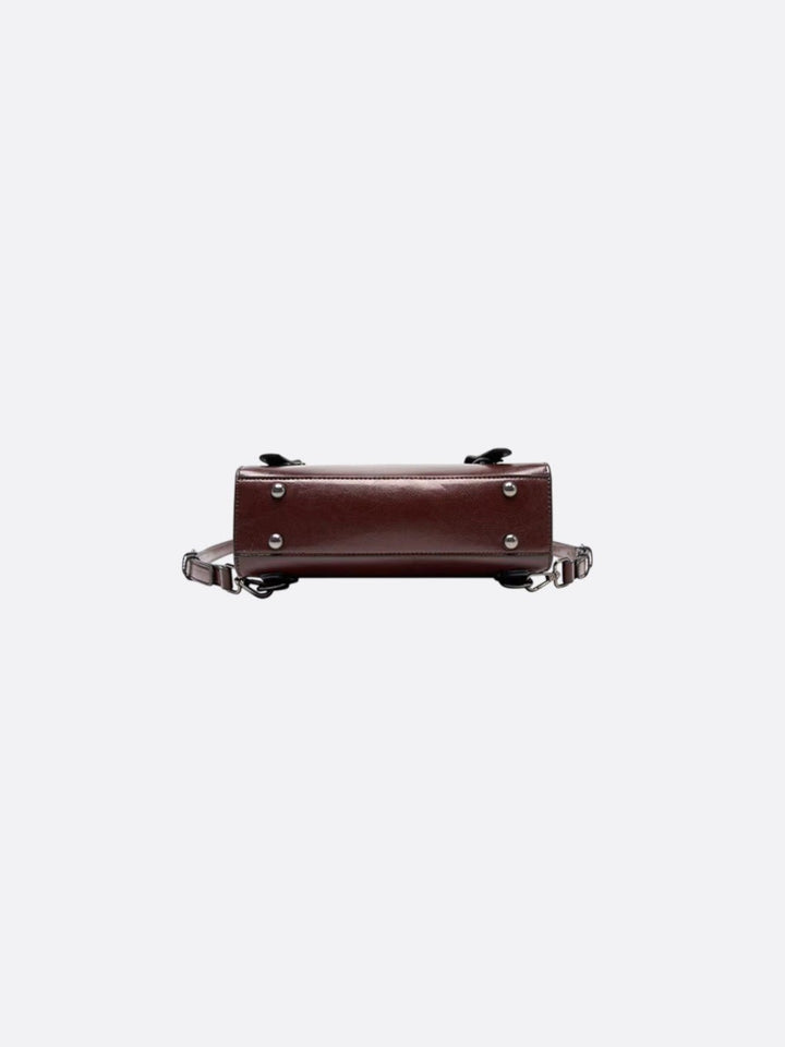 Leather backpack<br> Bostonia