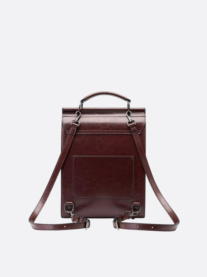 Leather backpack<br> Bostonia