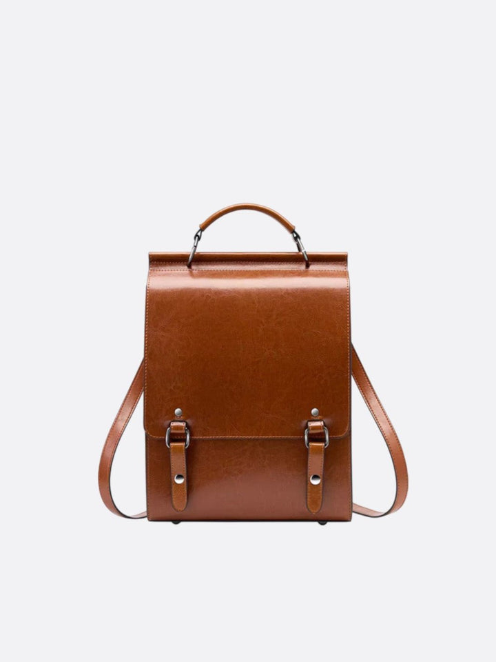sac à dos cuir camel