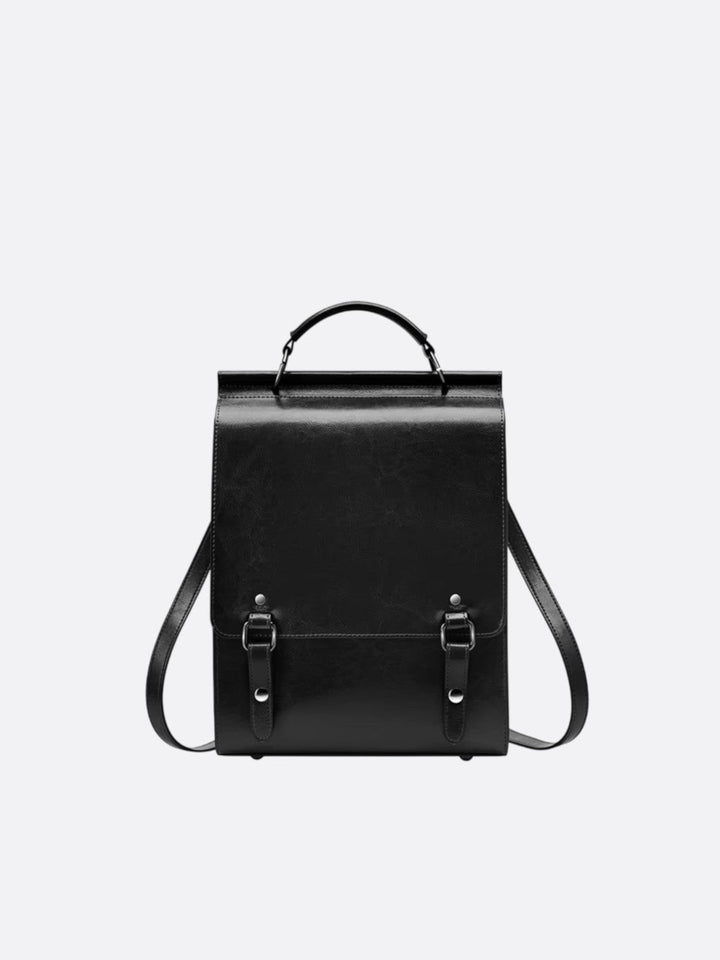 sac à dos cuir noir