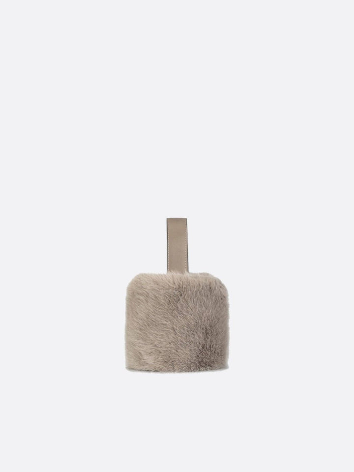Handbag with faux fur<br>Moritz