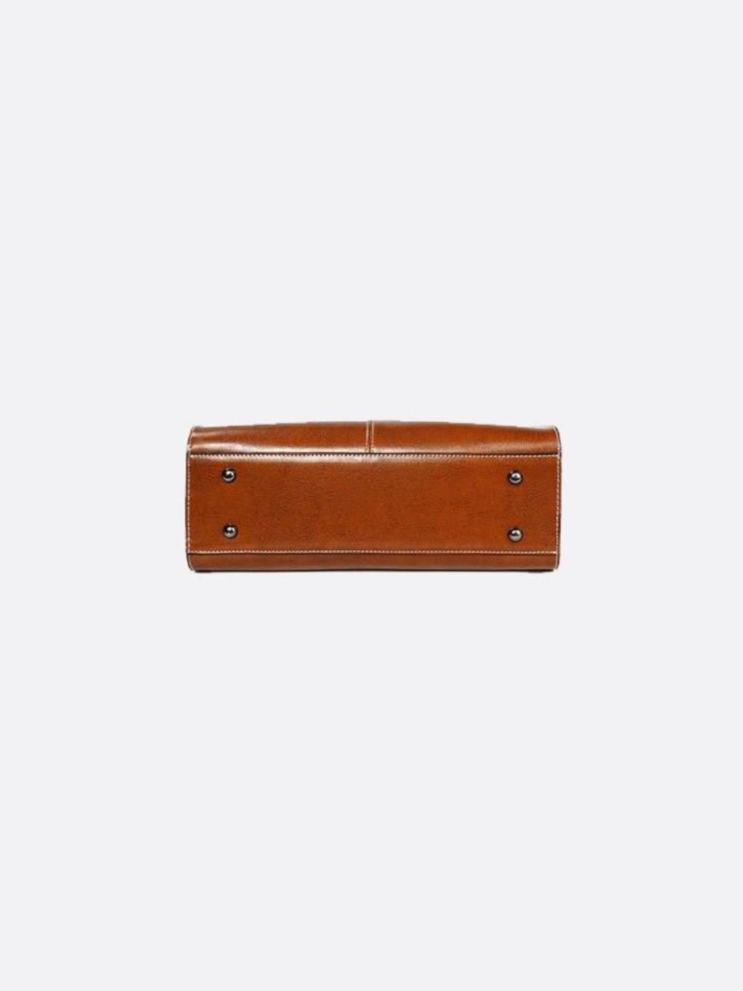 Vintage leather tote handbag<br>Galvani