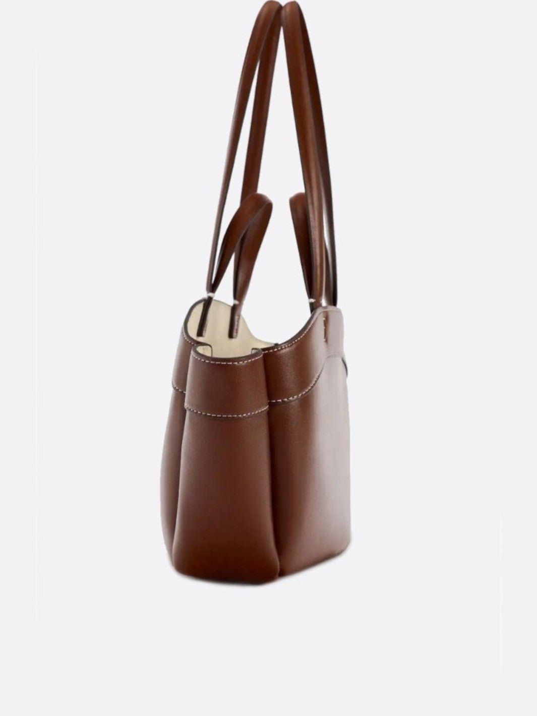 Leather tote bag<br> Cadenza