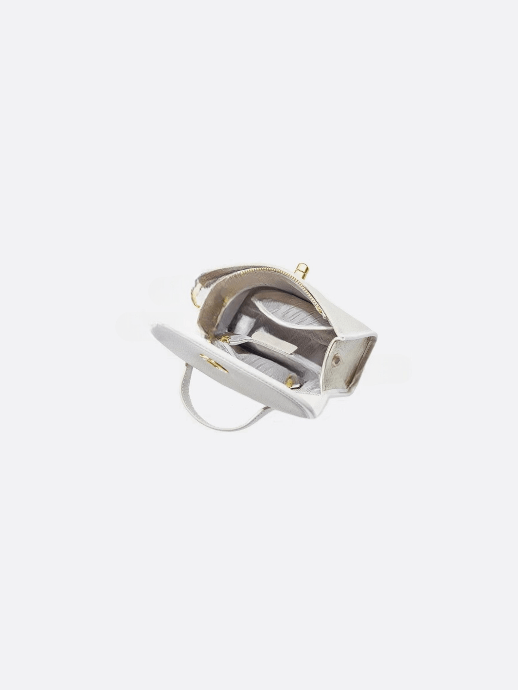 Square leather handbag<br> Verona