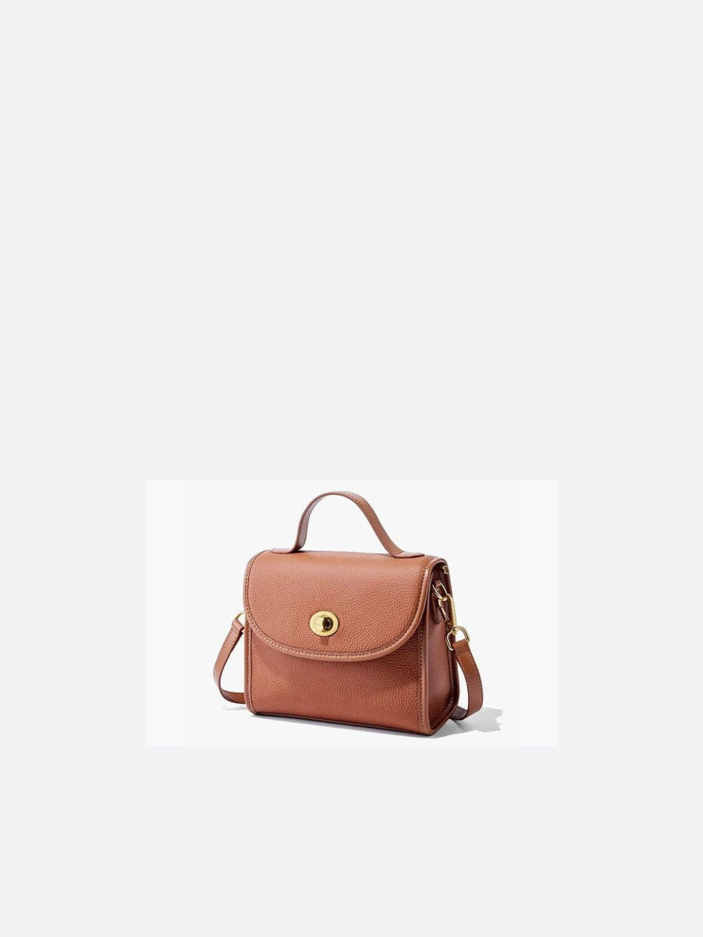 Sac à main carré cuir