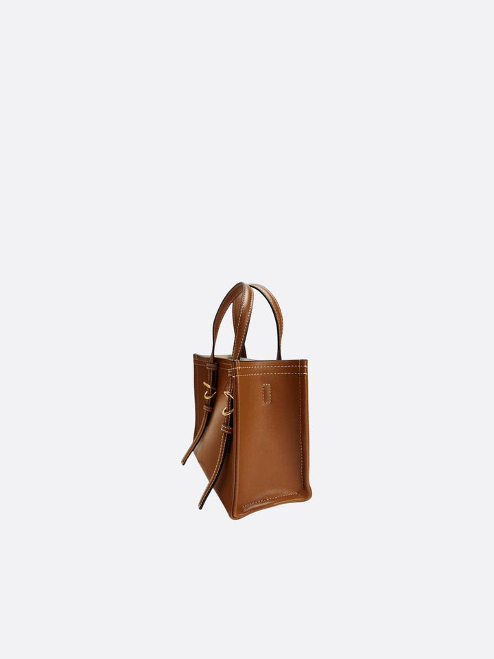Square leather handbag<br> Brava