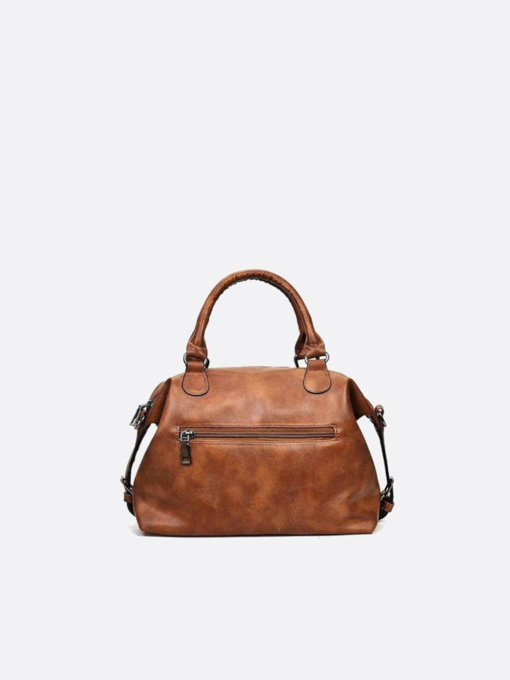 Retro leather handbag<br> Morane