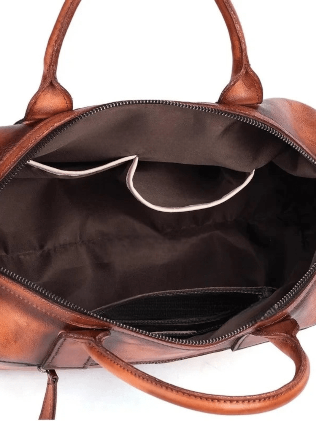 Vintage leather handbag