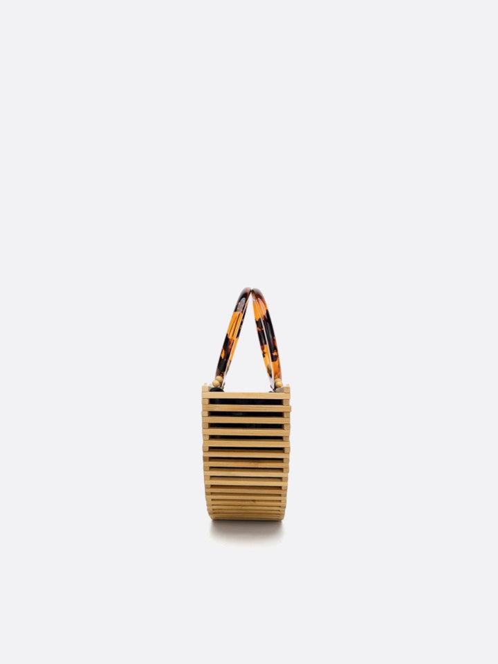 Half-moon bamboo handbag<br>Isolde