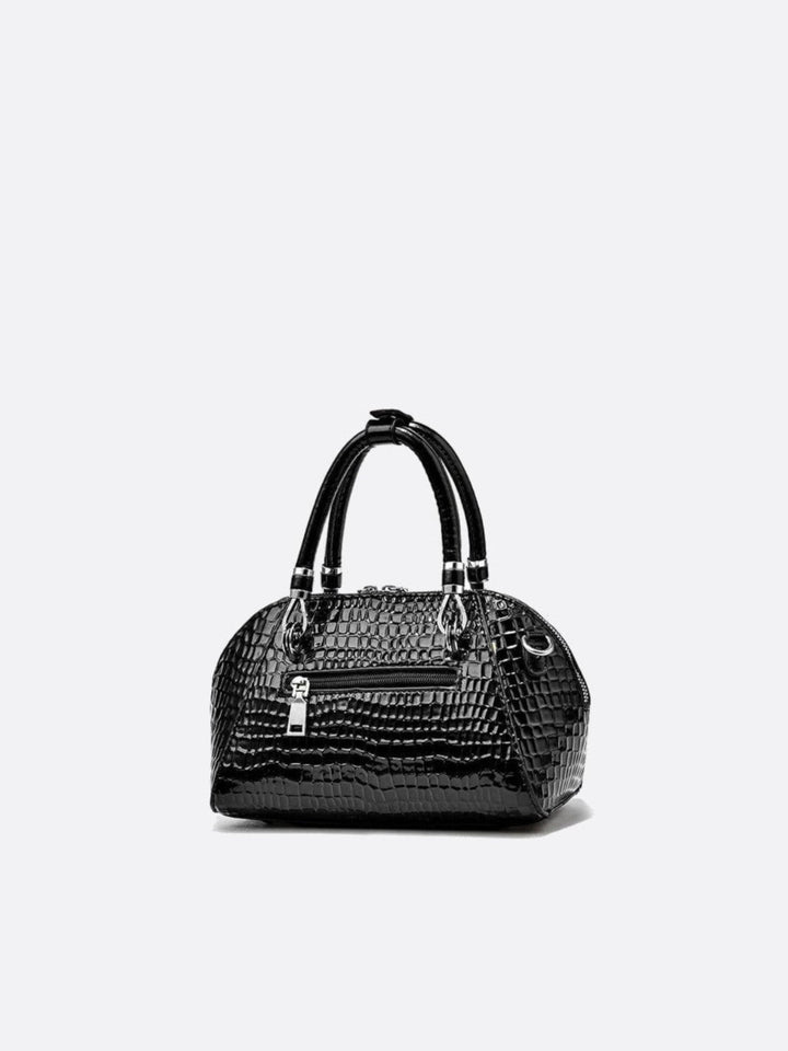 Croc effect handbag<br>Marzio