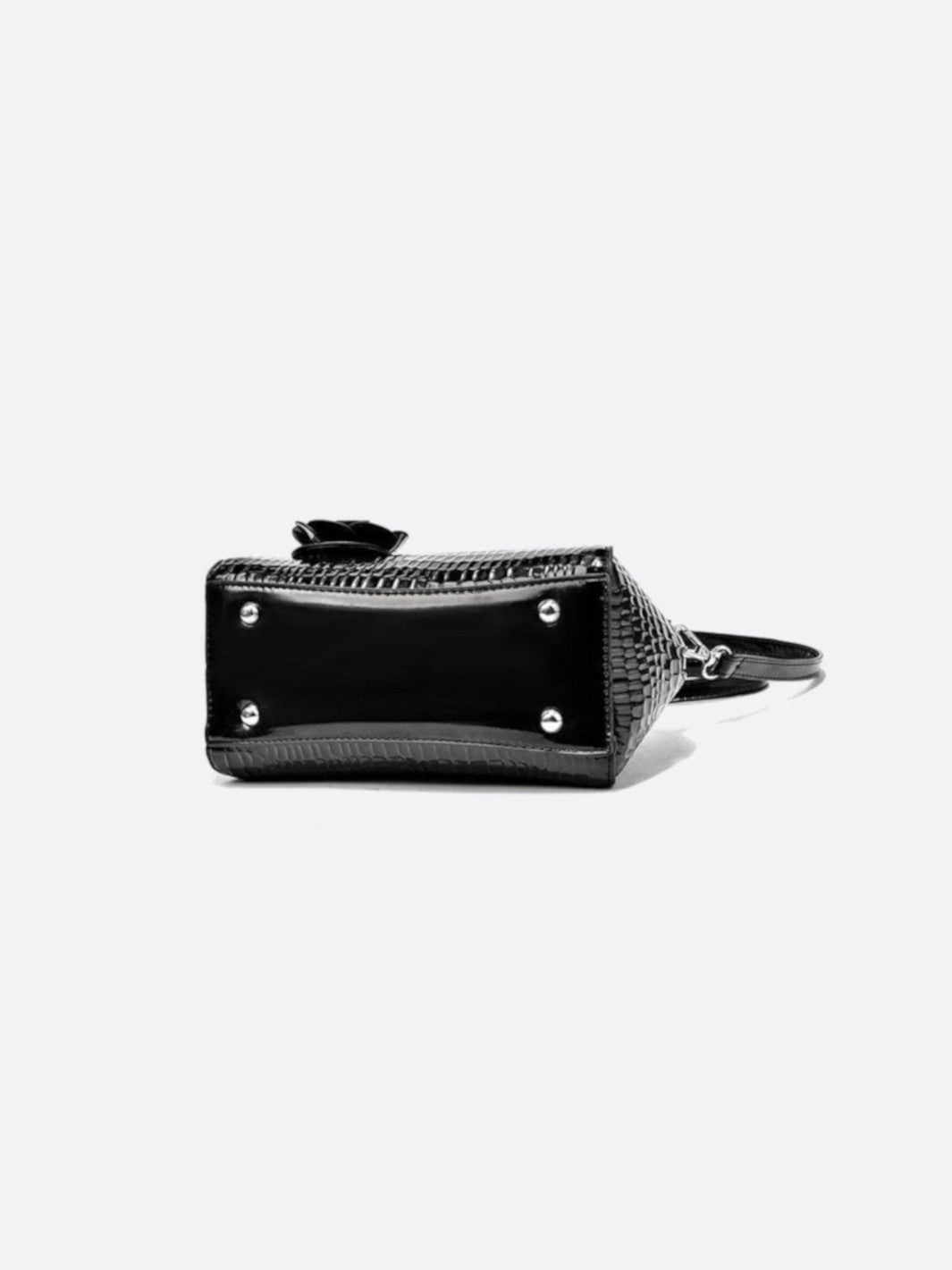 Croc effect handbag<br>Marzio