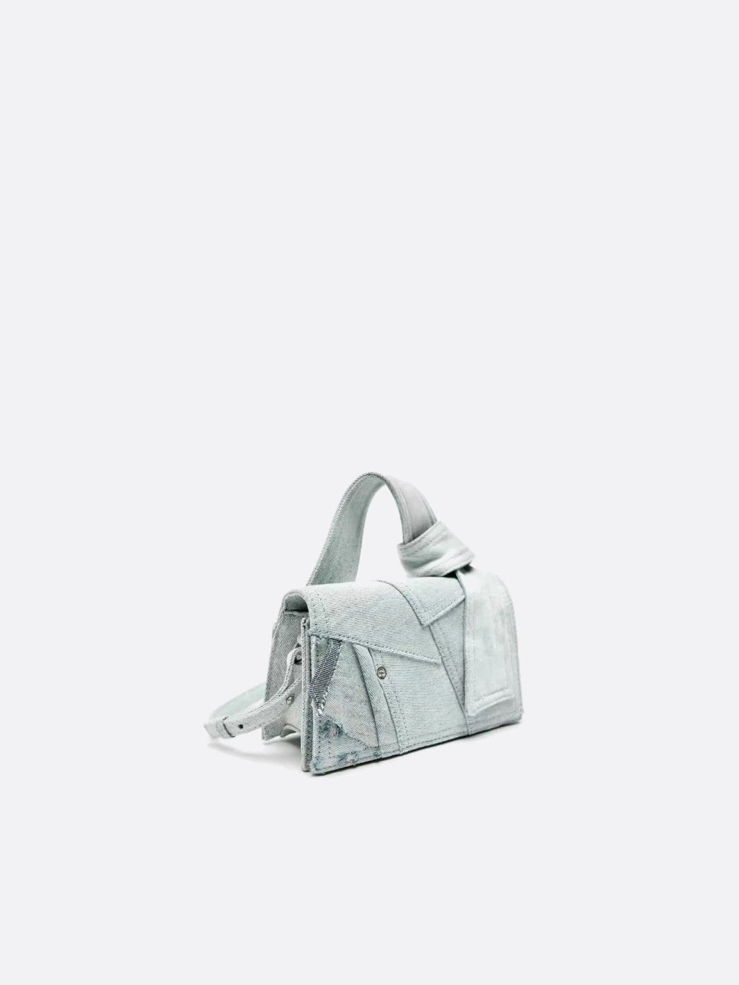 sac à main gris jean