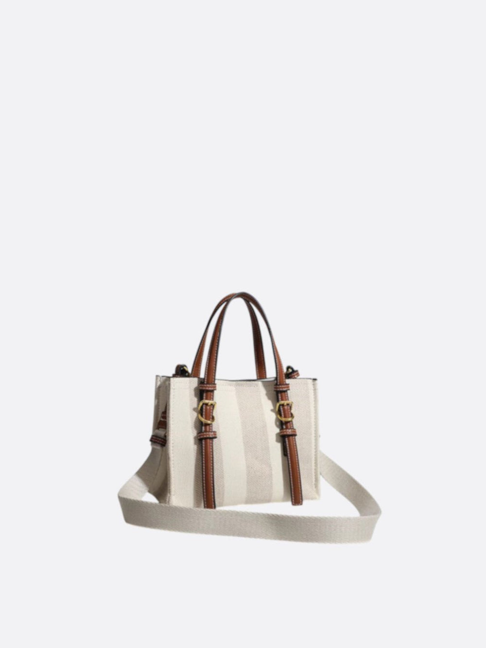 sac à main toile et cuir avec bandoulière