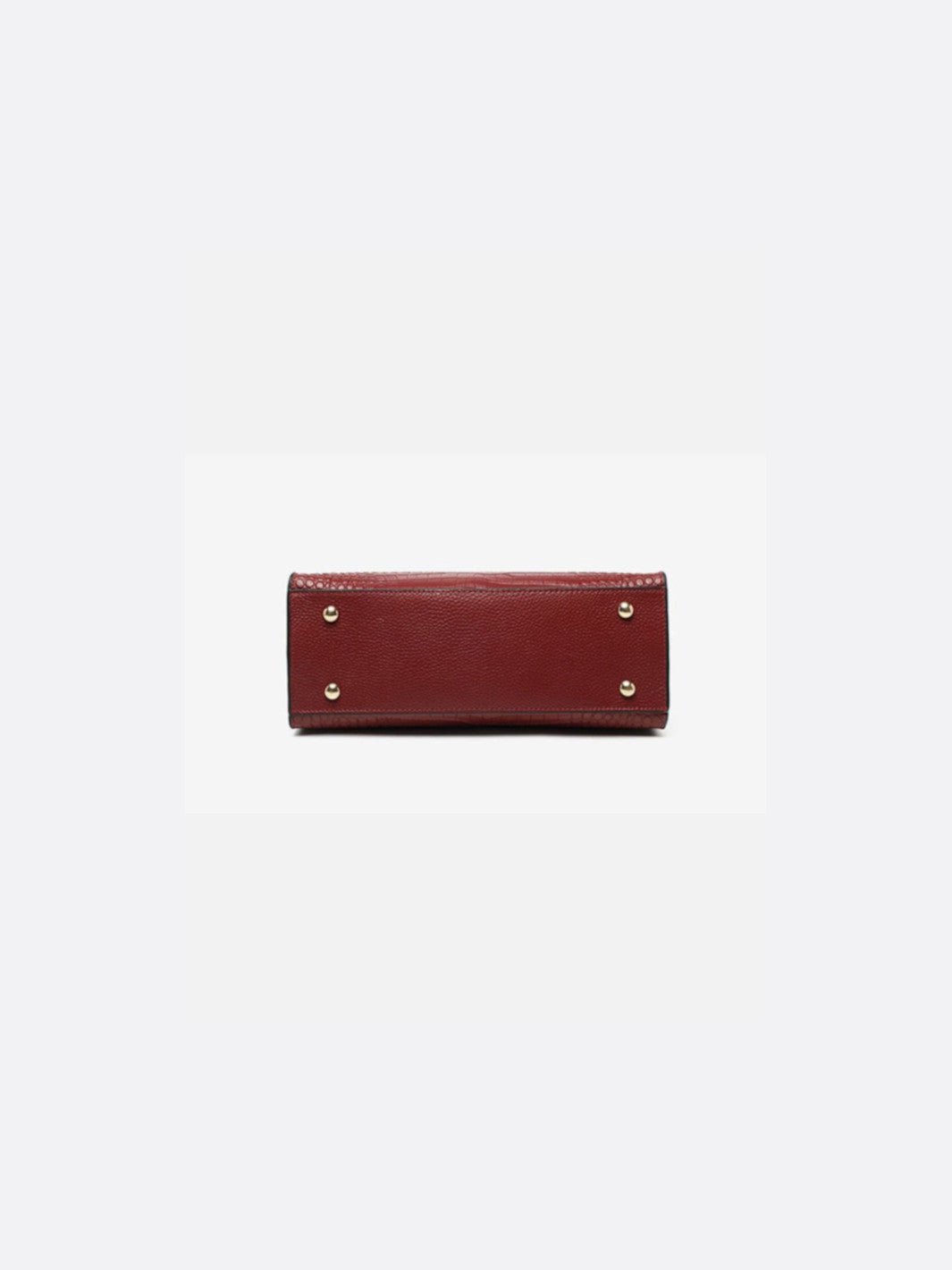 Crocodile trapeze handbag<br> Murano