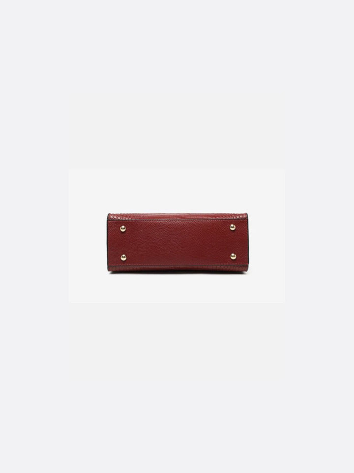 Crocodile trapeze handbag<br> Murano