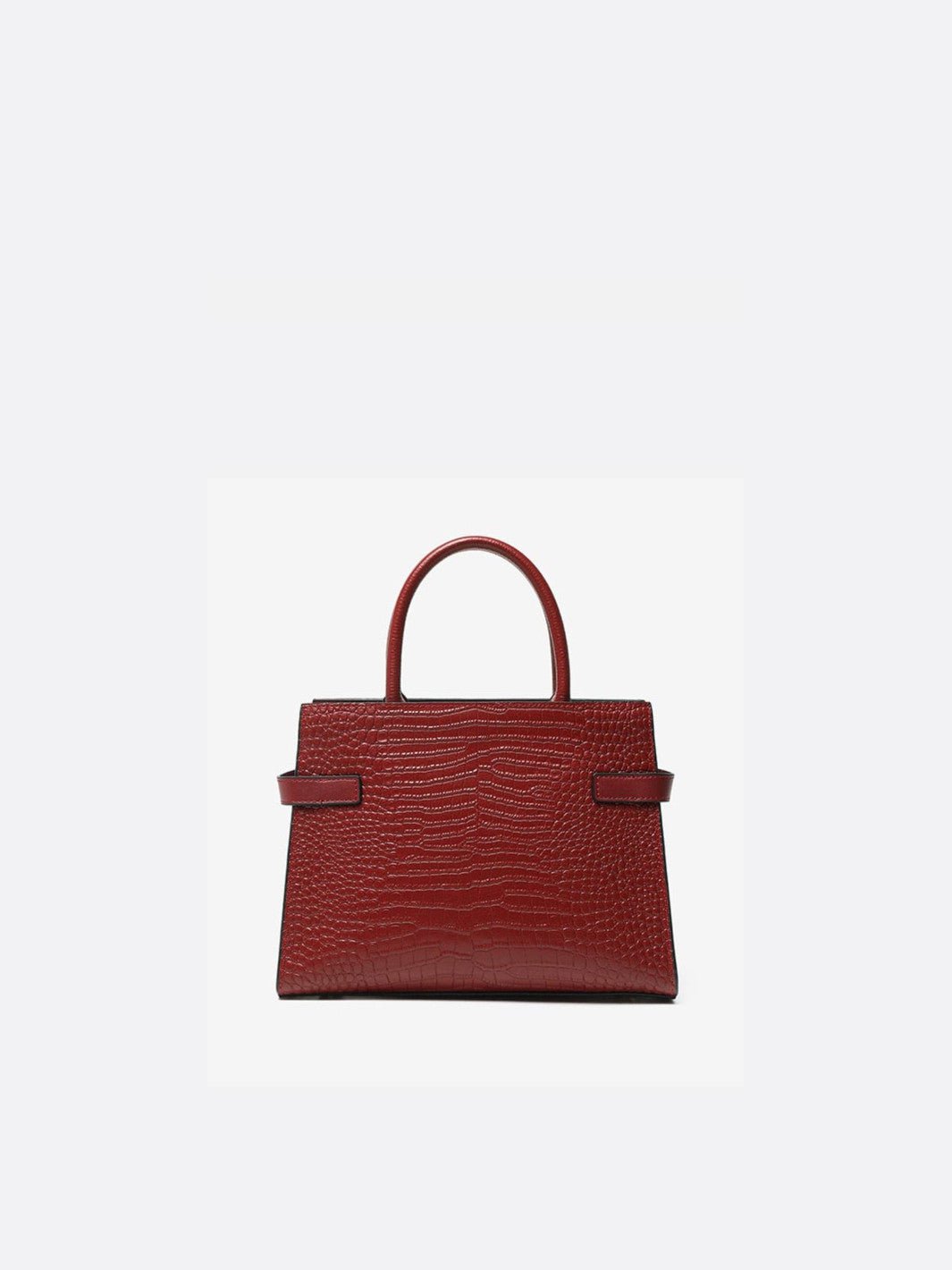 Crocodile trapeze handbag<br> Murano