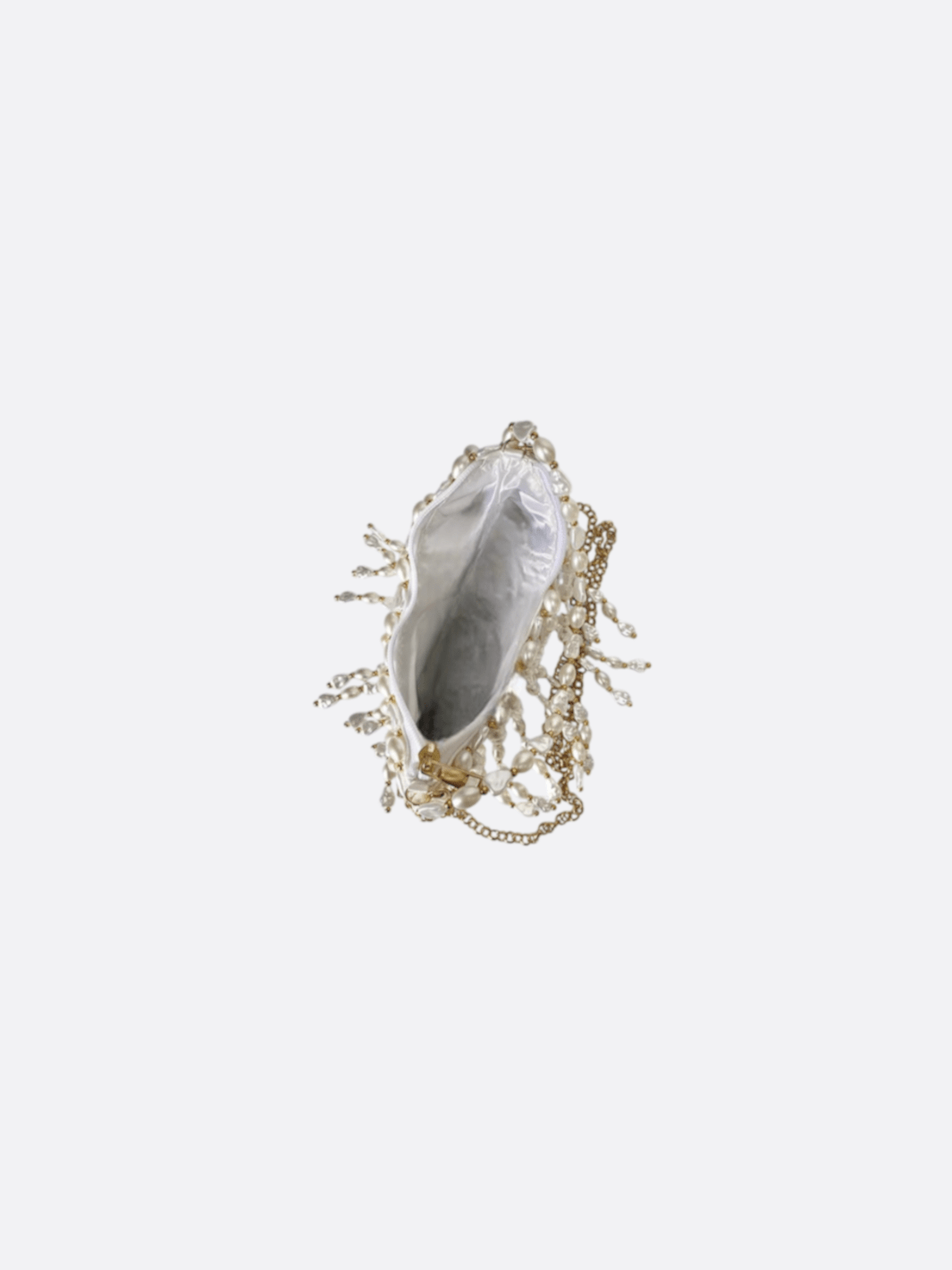 Bag with white pearls<br> Ardent
