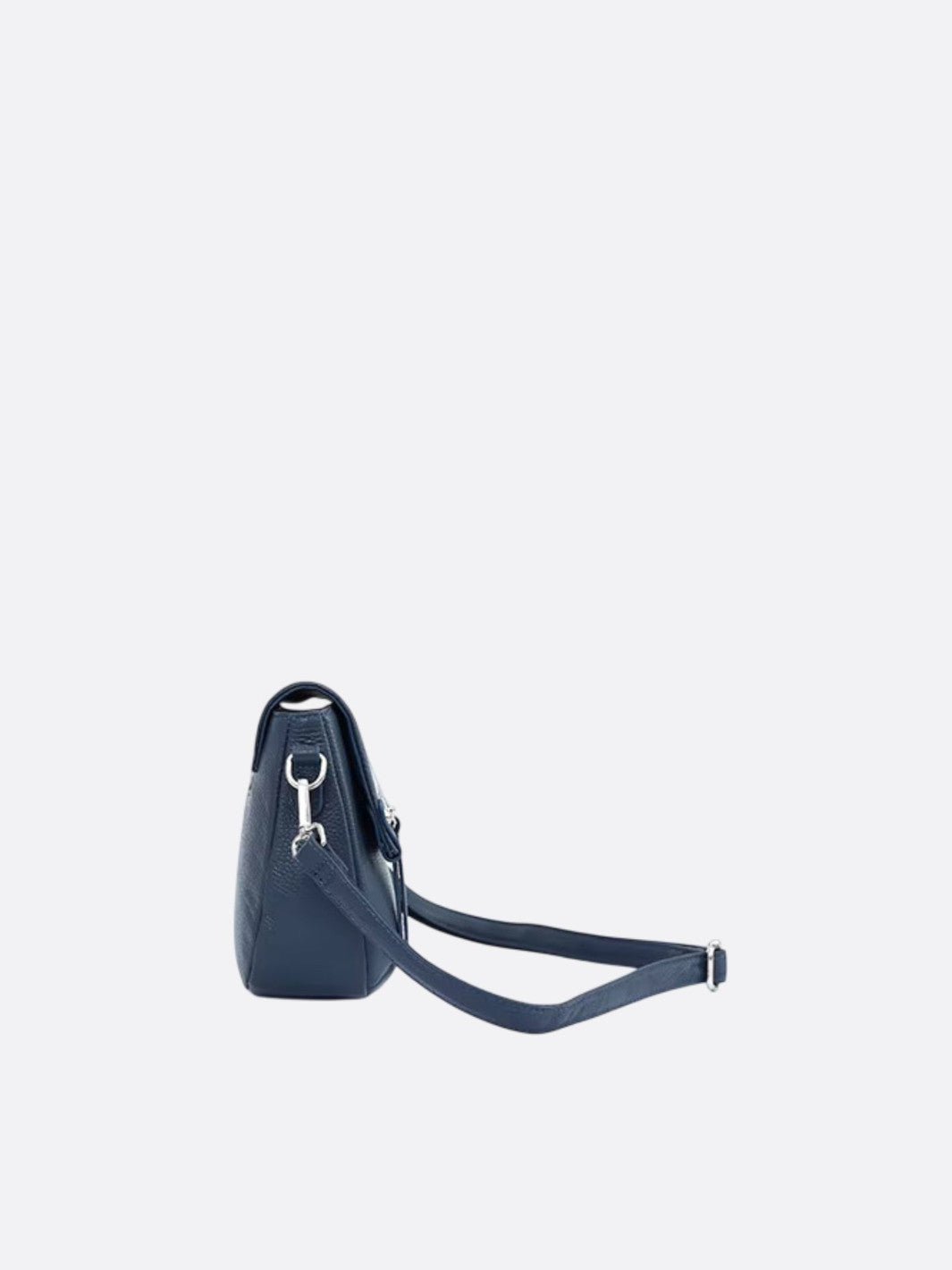 Rectangular leather shoulder bag<br> Elma