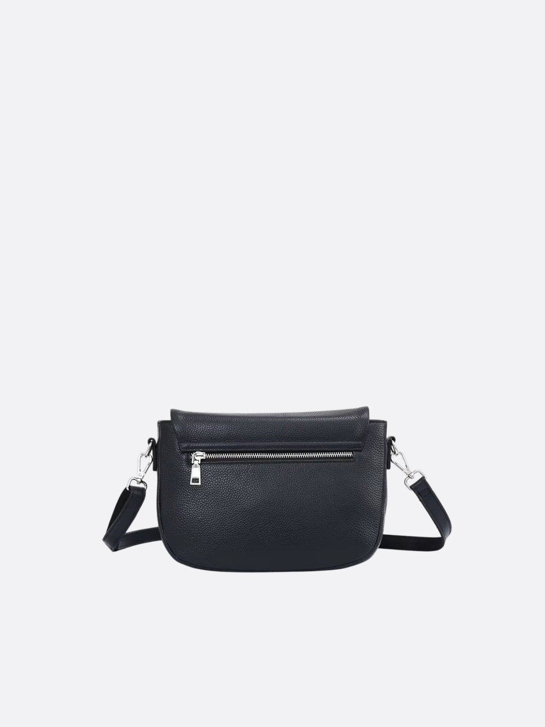 Rectangular leather shoulder bag<br> Elma