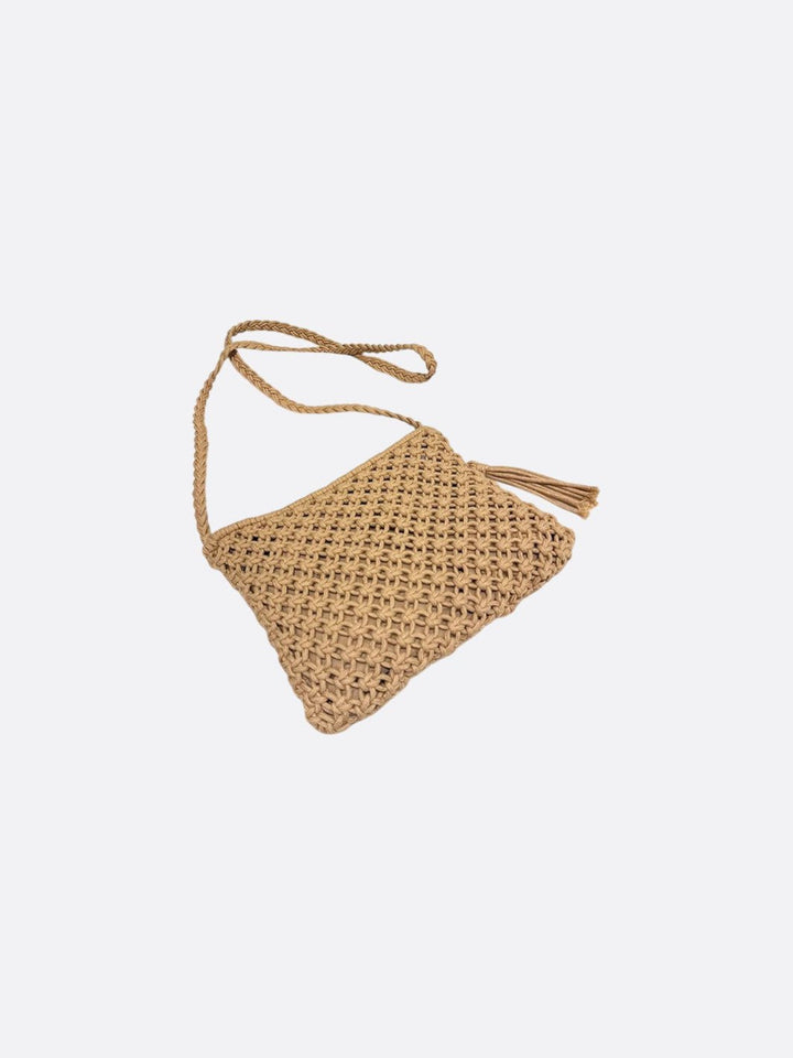 Macrame messenger bag<br> Elia