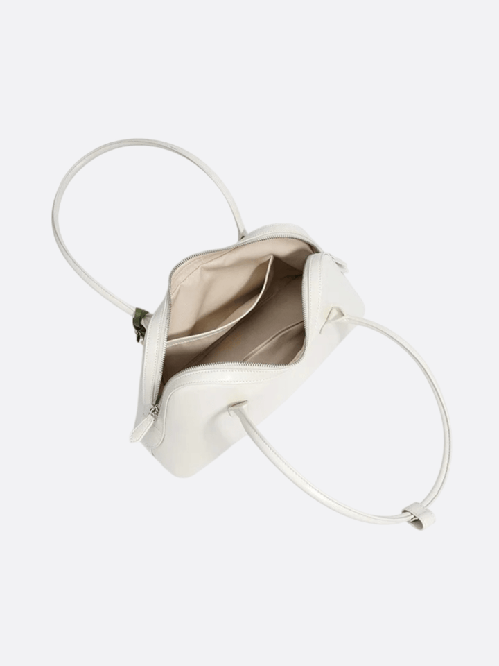 Leather Boston bag<br>Calista