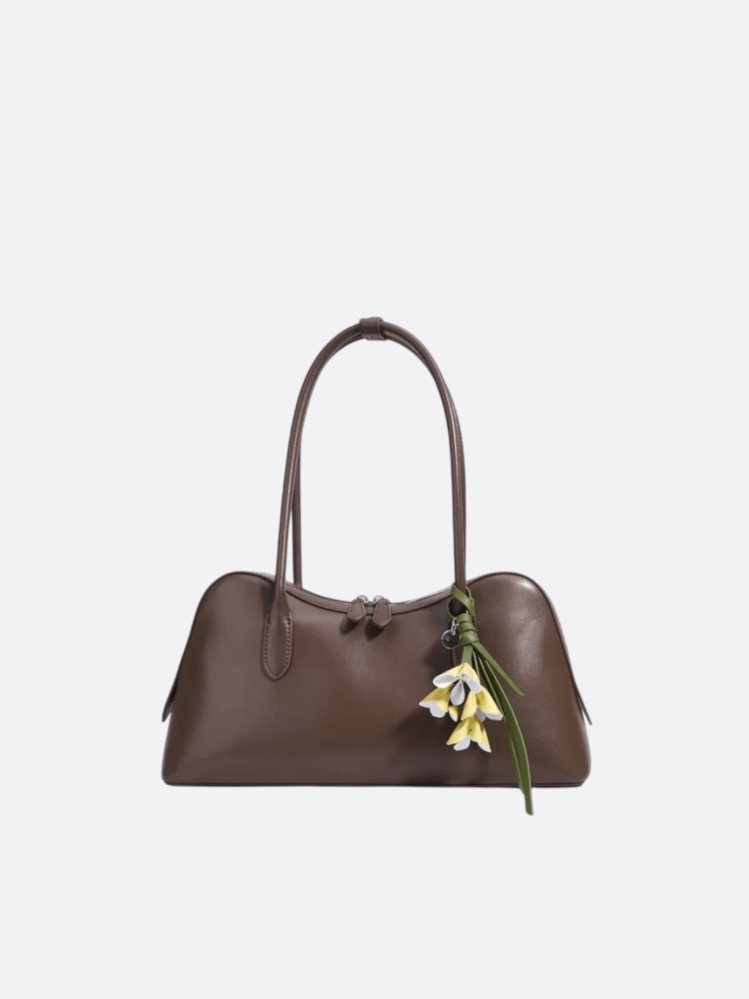 sac boston cuir marron