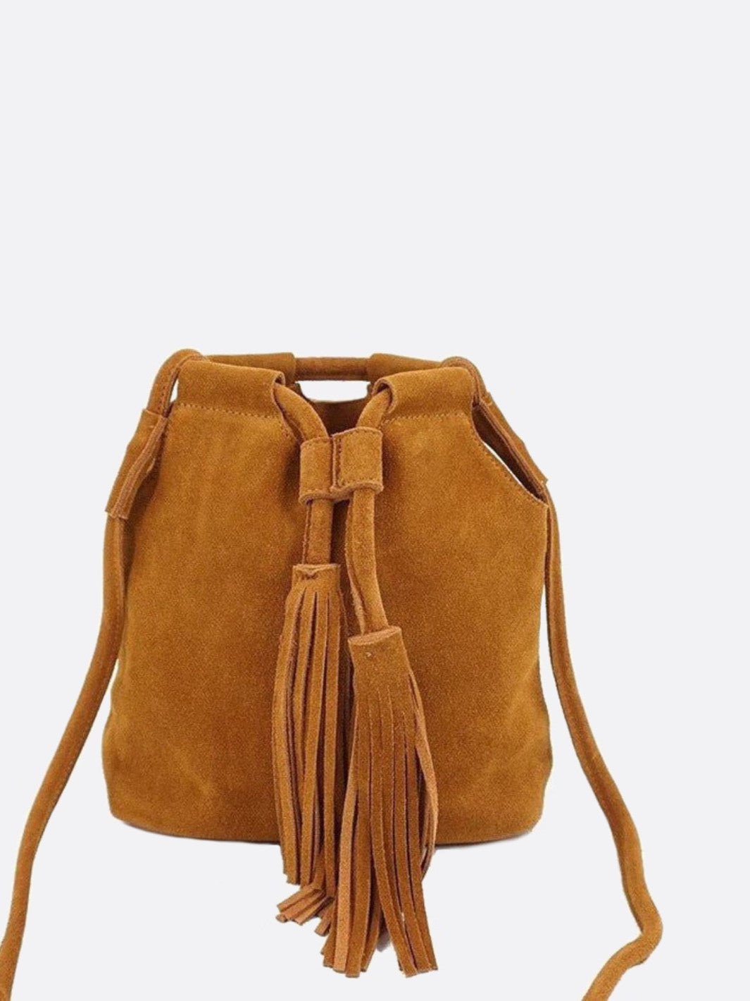 Sac bourse daim camel
