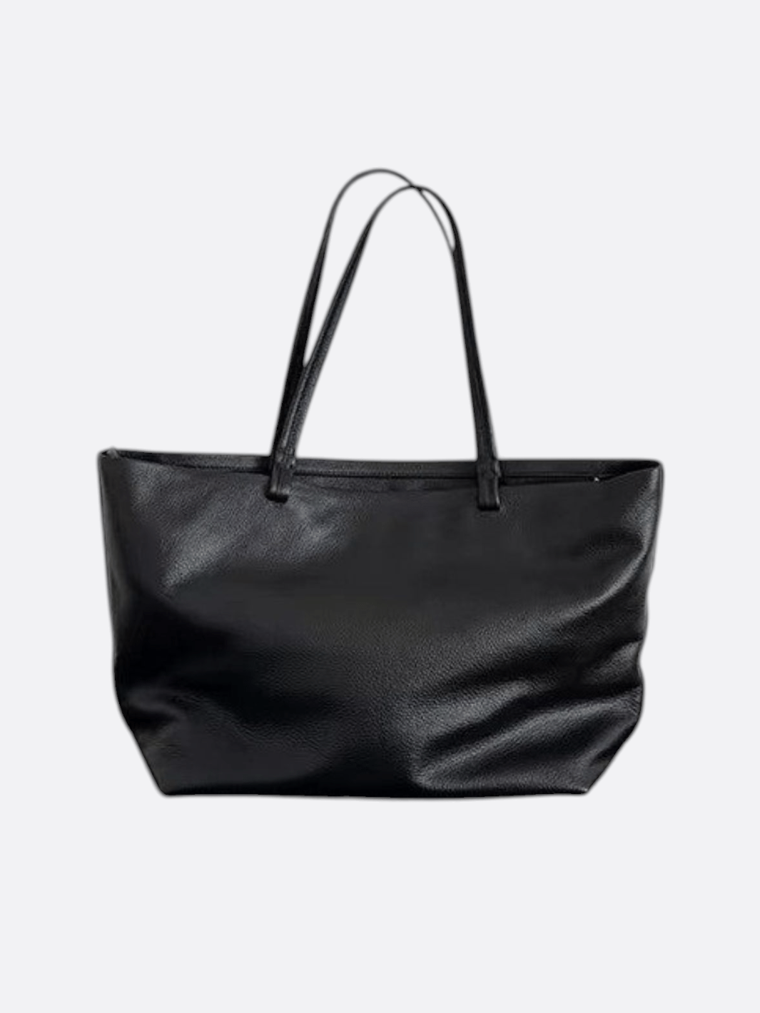 Sac cabas cuir avec fermeture éclair