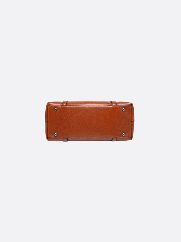 Leather tote bag<br>Soléia