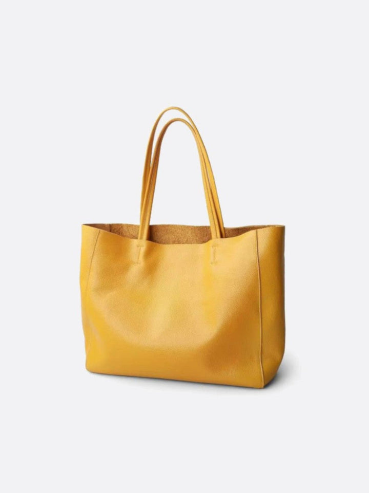 Sac cabas cuir souple