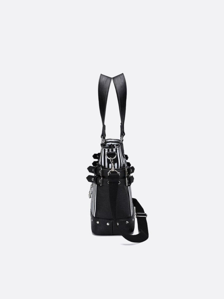 Black and white tote bag<br> Marvello