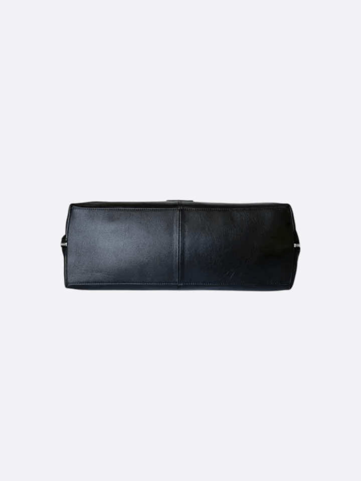 Rectangular leather tote bag<br>Concorde