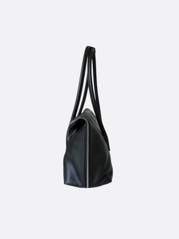 Rectangular leather tote bag<br>Concorde