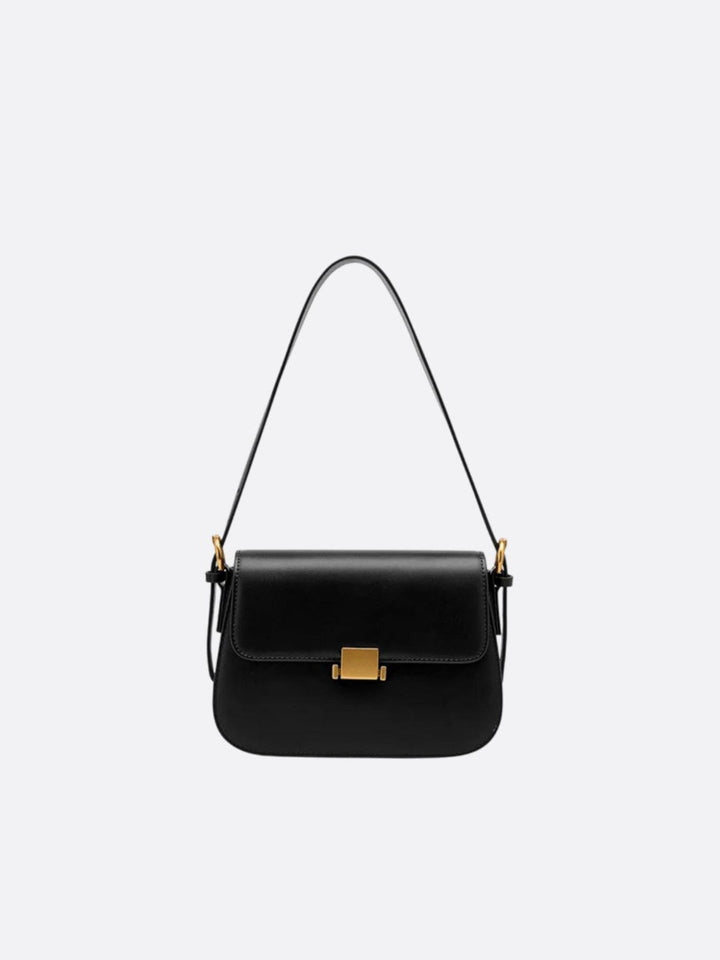 sac épaule cuir noir