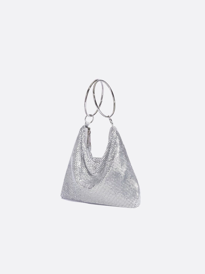 sac femme argenté