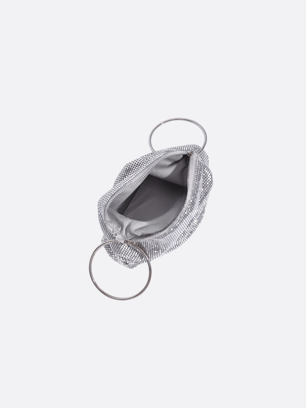 Silver evening bag<br>Asteria