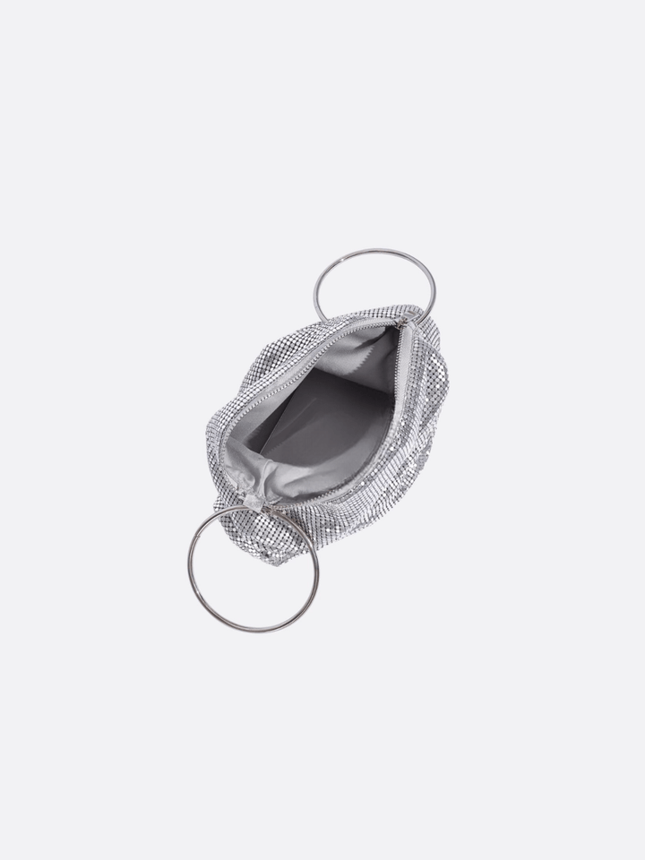 Silver evening bag<br>Asteria